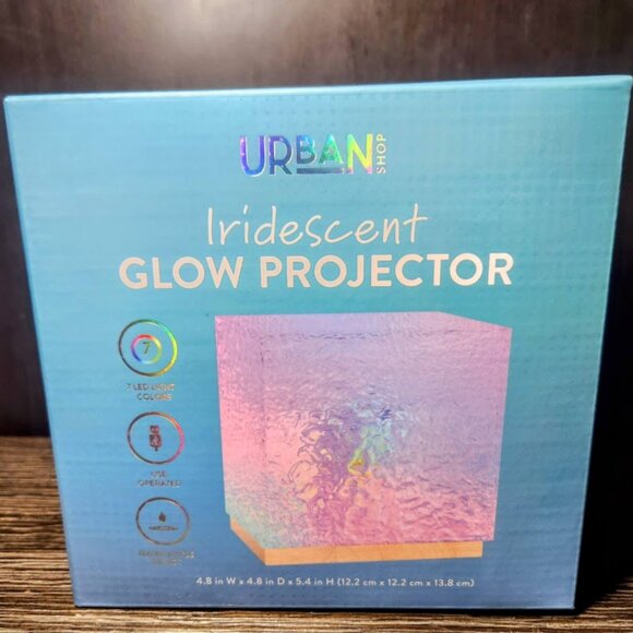 4" Iridescent Cube Glow Mood Light Color Changing Night Light Minecraft Decor Li - Picture 1 of 12
